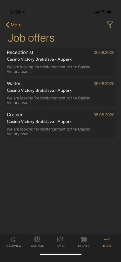Casino hub